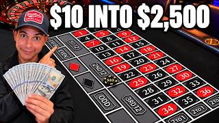 $10 into $2,500 With This Roulette Strategy