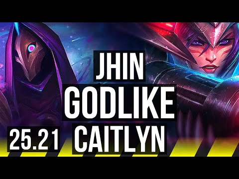 JHIN & Pyke vs CAITLYN & Karma (ADC) | Godlike | EUW Diamond | 25.21
