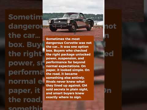 GM Tried to Hide This Corvette Option