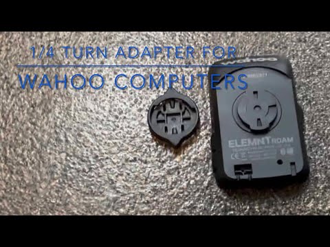 Wahoo ELEMNT Quarter Turn Adapter Convert Garmin Computer Mount to Fit Wahoo Cycling Bike #Shorts