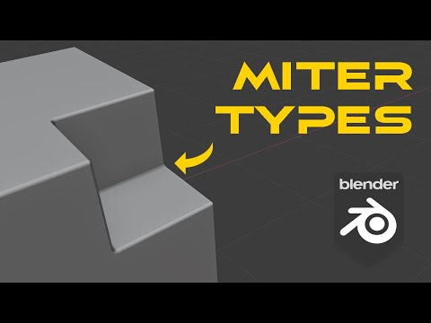 Miter Types in Blender - Fix nasty corners! (quick tip)