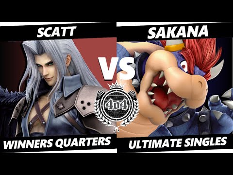 4o4 Smash Monthly 14 - ScAtt (Snake, Sephiroth) vs 4Lynn| Sakana (Bowser) - Winners Quarter-Final