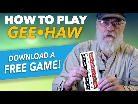 Gee•Haw!  A FREE solitaire game! (Or you can buy one.)