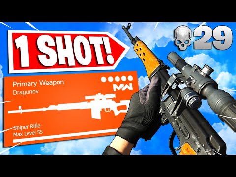 the "1 SHOT" DRAGUNOV in WARZONE SEASON 6 is BROKEN! (BEST DRAGUNOV CLASS SETUP/LOADOUT!)