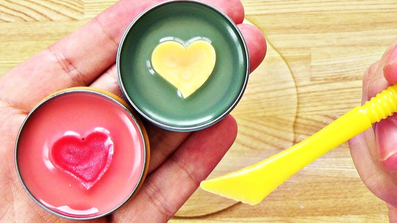 Satisfying Slime Coloring with Japanese Makeup! Mixing Pokemon Heart Lip Gloss Into Clear Slime! #2