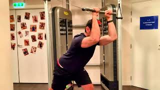 Extension triceps poulie haute
