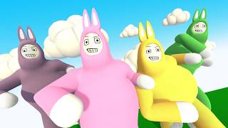 #02【腹筋崩壊ゲー】兄妹でスーパーバニーマンやります！【スーパーバニーマン / Super Bunny Man】