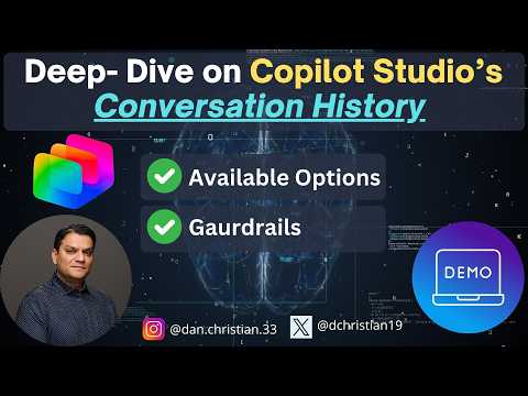 Copilot Studio: Chat History Explained Copilot Studio: Chat History Explained