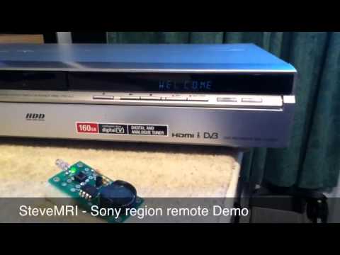 Sony region remote