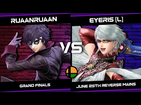 June 25th Reverse Mains - GRAND FINALS - RuaanRuaan (Joker) vs Eyeris (Bayonetta)