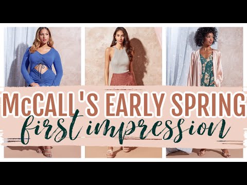 McCall's EARLY SPRING 2022 Sewing Pattern Collection First Impression Review