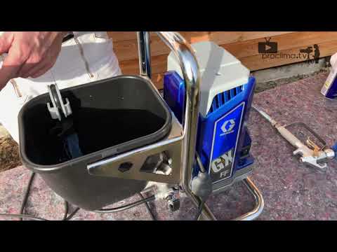 Teil 3: Airlessgerät Graco GX FF für AEROSANA VISCONN (in Betrieb nehmen)