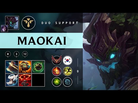 Maokai Support vs Karma - KR Grandmaster Patch 25.24