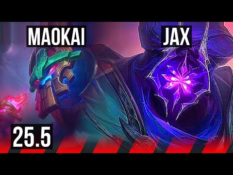 MAOKAI vs JAX (TOP) | 500+ games | KR Grandmaster | 25.5