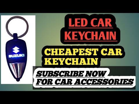 Black Car led keychain, Packaging Type: Packet, Size: Universal