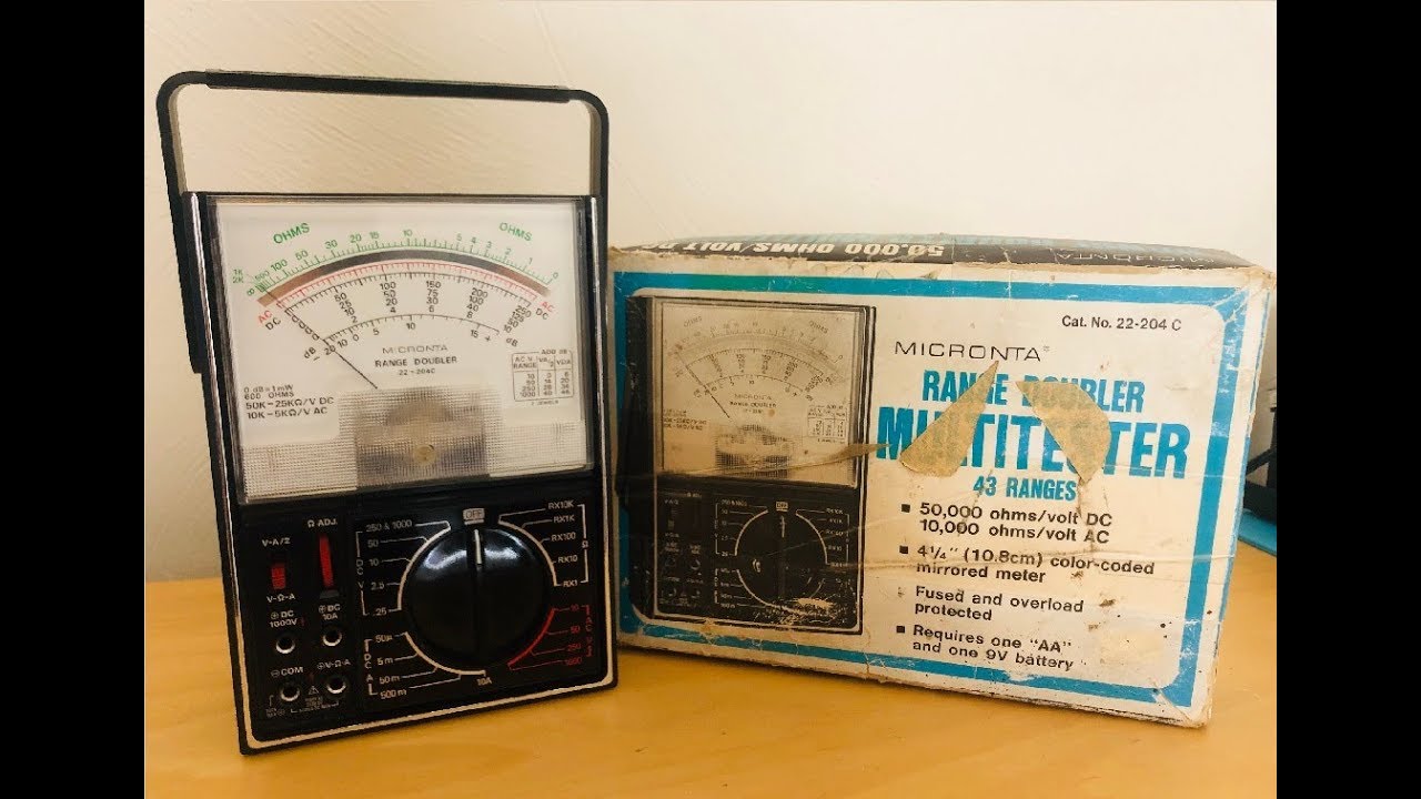 Vintage Micronta Multimeter in Excellent Shape