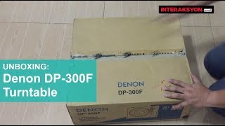 Video thumbnail for UNBOXING: Denon DP-300F by Jing Garcia