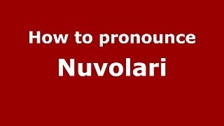 How to pronounce Nuvolari