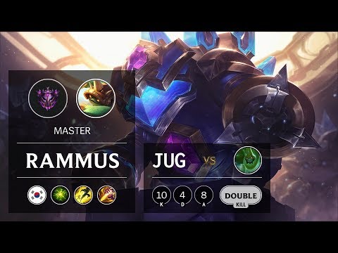 Rammus Jungle vs Zac - KR Master Patch 9.22