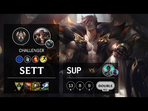 Sett Support vs Karma - EUW Challenger Patch 10.13
