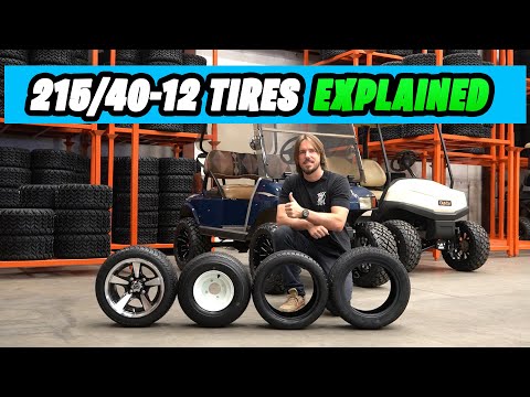 215/40-12 Golf Cart Tires Explained *Why So Popular!?*