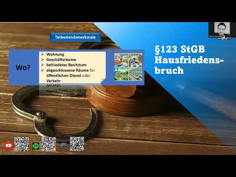 §123 Der Hausfriedensbruch kurz erklärt