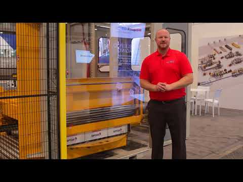 Floor Level Palletizer by TopTier palletizers at Pack Expo 2021