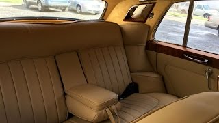 1962 Rolls Royce interior restoration in Los Angeles