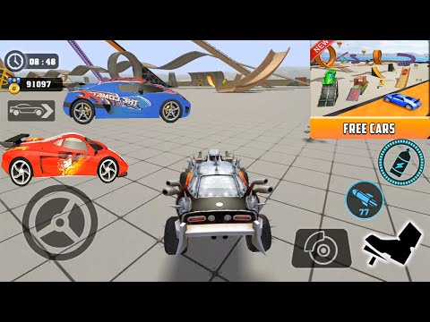 Impossible Car Tracks 3D Update: New Mode Free Cars Monster Truck Driving Stunts Simulator Gameplay