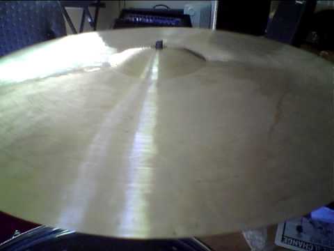 Calabria Custom 24" Paperthin High-Profile Ride Cymbal, 2340g.