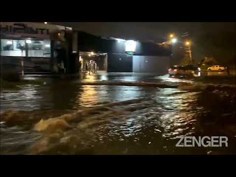 Footage Of Paraguay Thunderstorm That Cancelled Foo Fighters Gig And Zapped Miley Cyrus Plane
