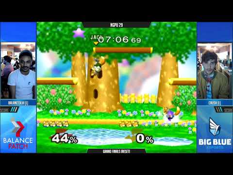 NGPU 29 SSBM - BAL | KJH [L] (Blue Fox) vs. Crush [L] (Default Fox) - Melee GF2