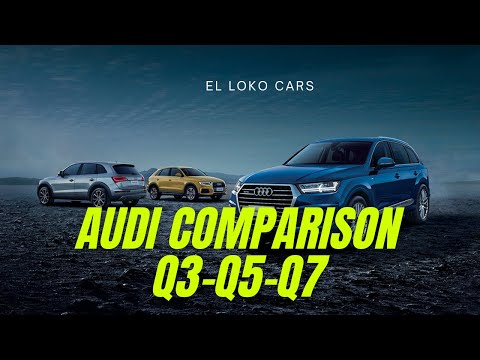 Audi Comparison Q3-Q5-Q7