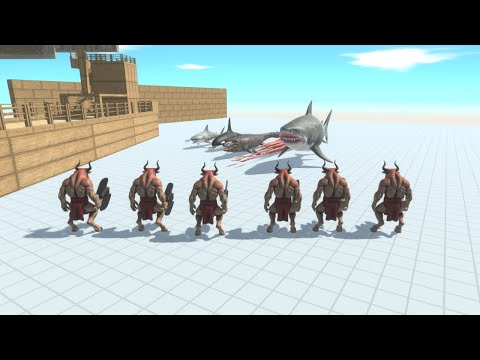 Minotaur vs All Faction Similar Price -animal revolt battle simulator
