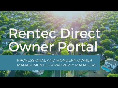 Owner Portal from Rentec Direct | Property Management...