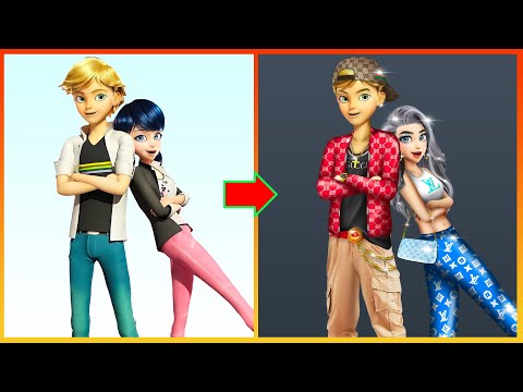 Miraculous: Ladybug And Cat Noir Glow Up Into Rich Kid - Miraculous Transformation