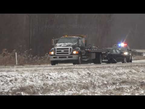 1-18-2019 Erie County, PA - Winter Storm Causes Restrictions on I-90, Multiple Accidents