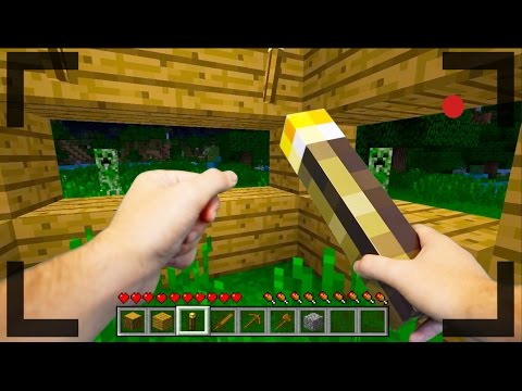 Realistic Minecraft - OUR FIRST DAY IN MINECRAFT #1