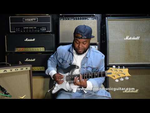 Paul Reed Smith PRS John Mayer Silver Sky DEMO at Martin Music