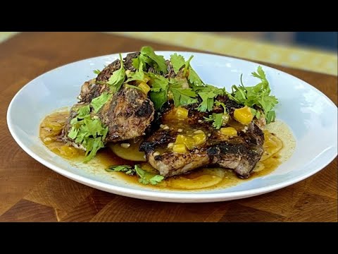 Grilled Pork Chops with Sweet & Sour Pineapple Sauce Recipe | Cooking with Styles