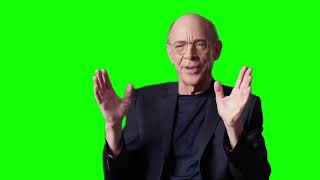 J. K. Simmons "whoa whoa whoa what is happening here right now?" green screen