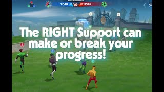 DC Worlds Collide - Know which SUPPORT is right for your team!