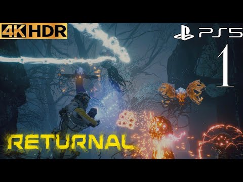 Returnal (PS5) 4K 60FPS HDR Gameplay Walkthrough Part 1: INTRO (FULL GAME) No Commentary