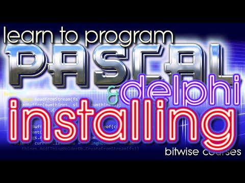 Download and Install Lazarus and Free Pascal or Delphi -- learn to program with Pascal