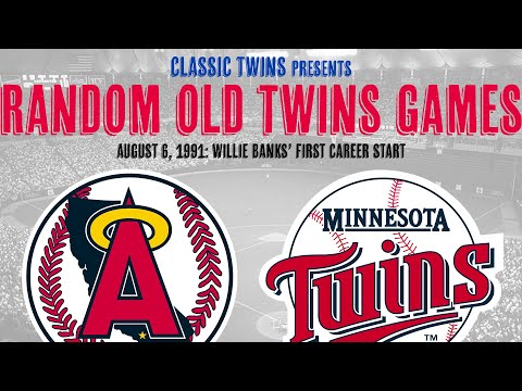 Random Games: Minnesota Twins at California Angels (08/06/1991)