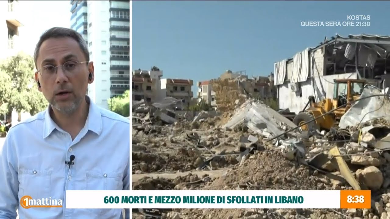 Raid in Libano - Unomattina 26/09/2024