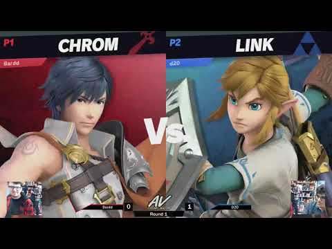 SSBU @ Battlegroundz - Round 1: Bardd (Chrom) vs D20 (link)