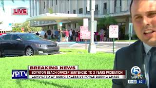 Boynton Beach officer sentenced in excessive force case, won't serve time in prison