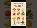 🚫🧊 STOP putting these in the fridge! Did you know refrigerating certain foods can ruin their