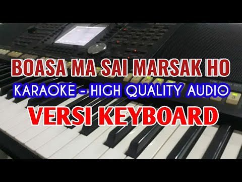 KARAOKE Boasa Ma Sai Marsak Ho - Nirwana Trio - Lirik Berjalan, HQ Audio